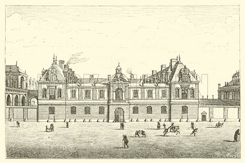 Façade of Hôtel de Liancourt by LEMERCIER, Jacques