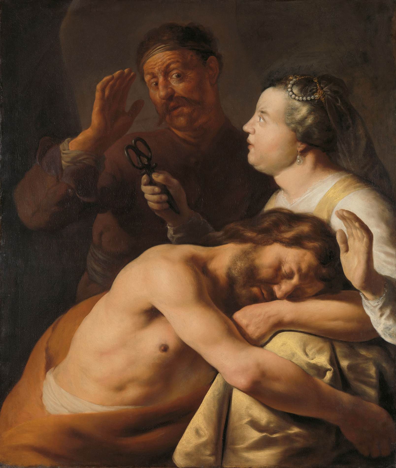 Samson and Delilah by LIEVENS, Jan