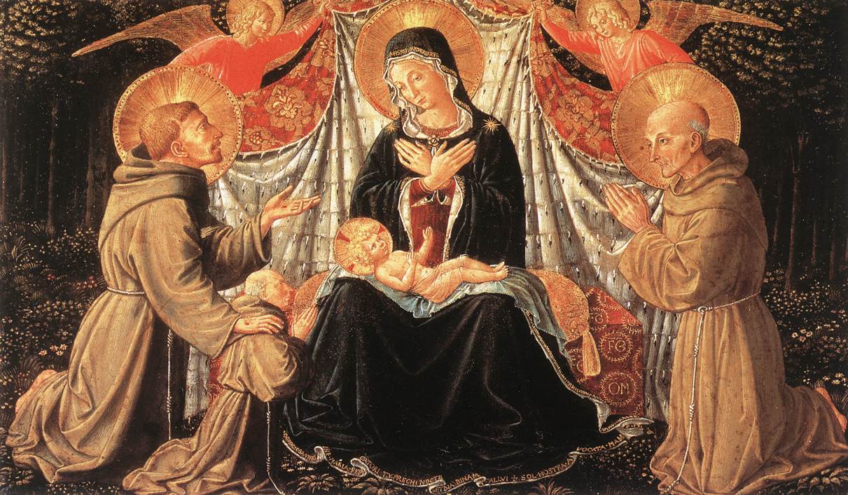 Madonna and Child with Sts Francis and Bernardine, and Fra Jacopo by