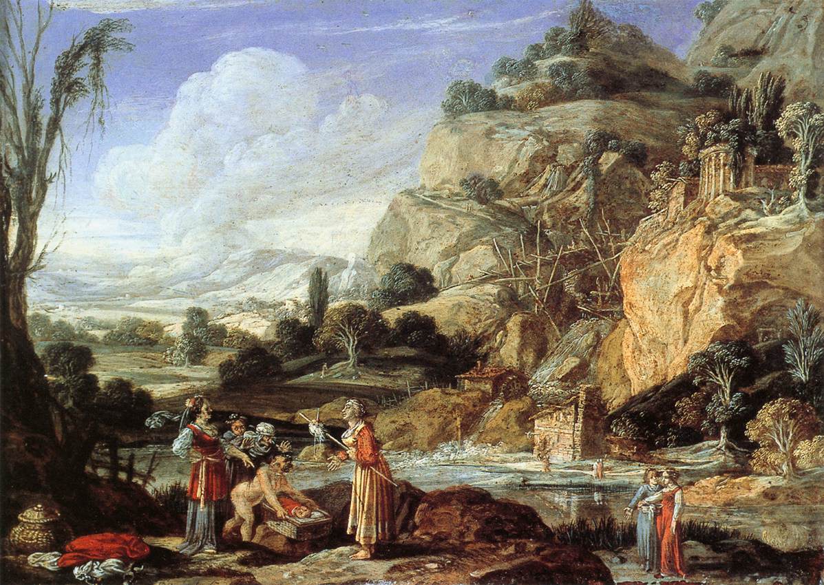 Landscape with the Finding of Moses by