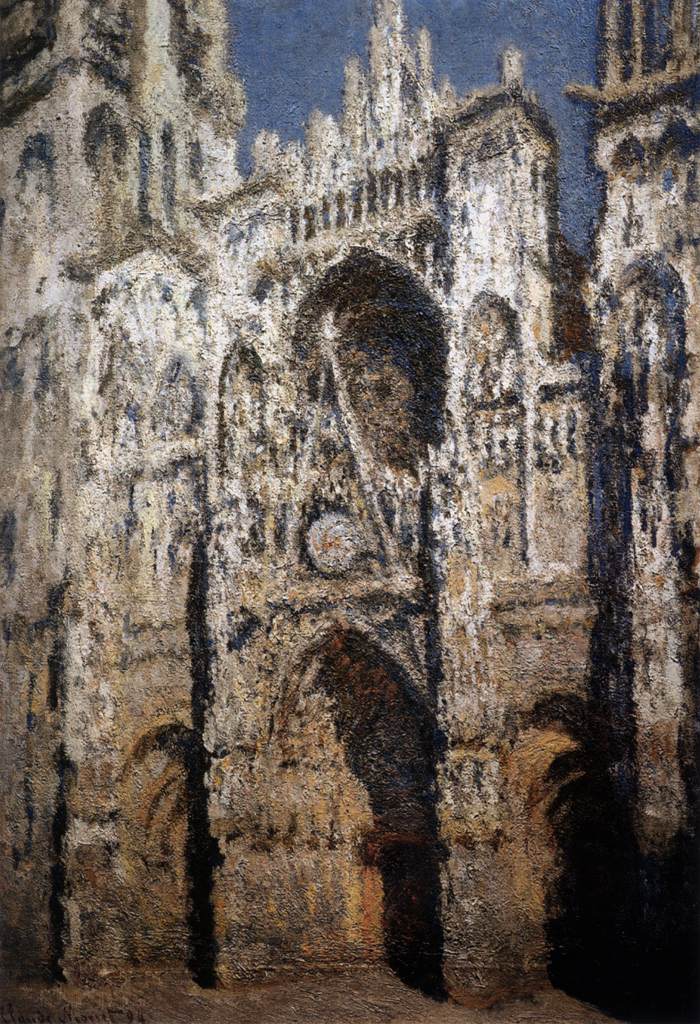 Rouen Cathedral in Full Sunlight by MONET, Claude