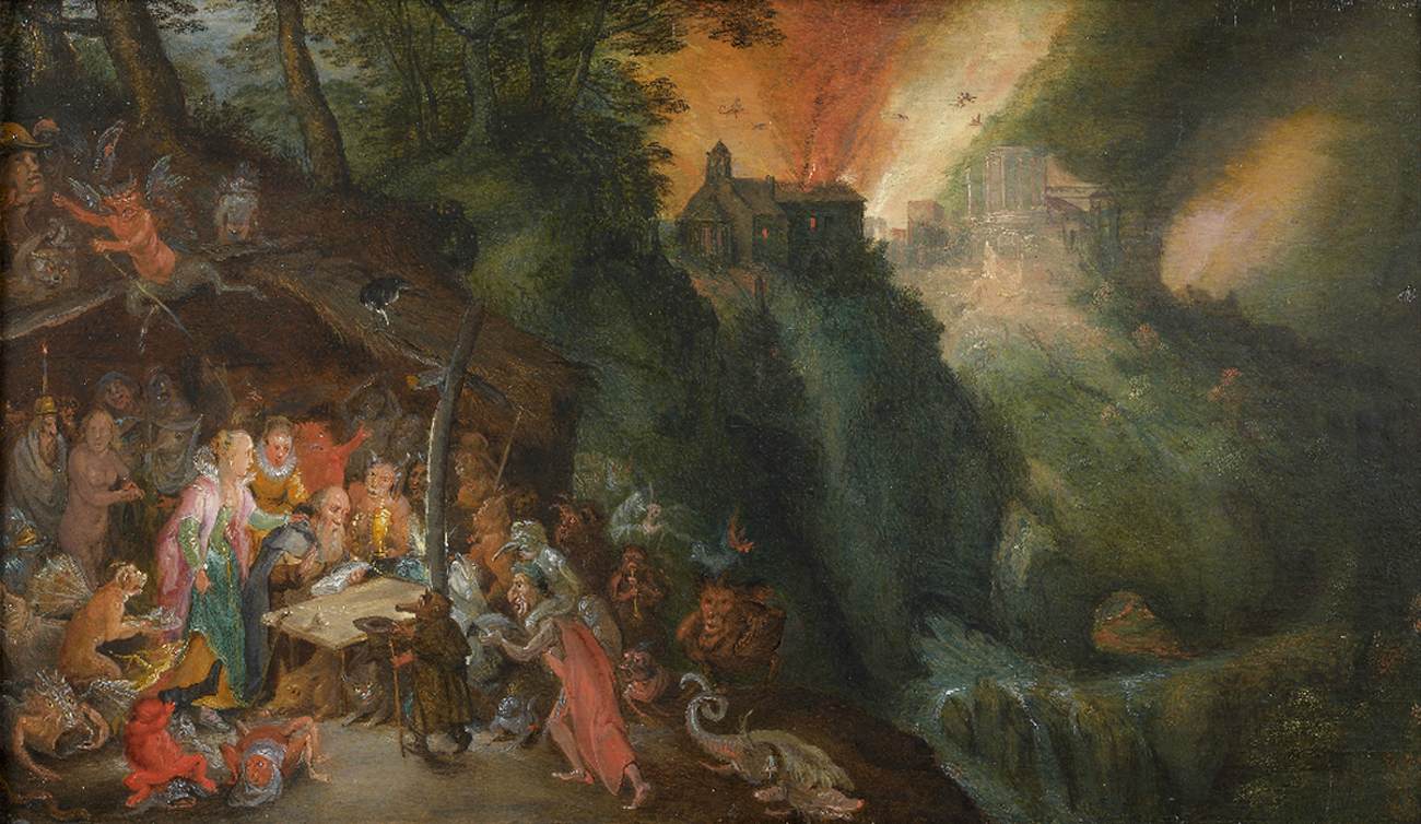 Temptations of St Anthony by SCHOUBROECK, Pieter