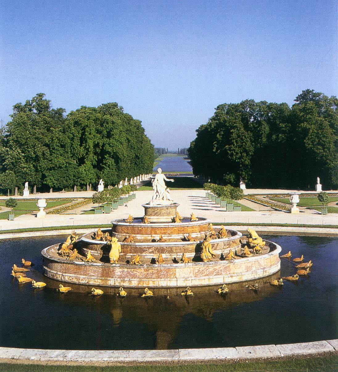 View of the palace grounds by