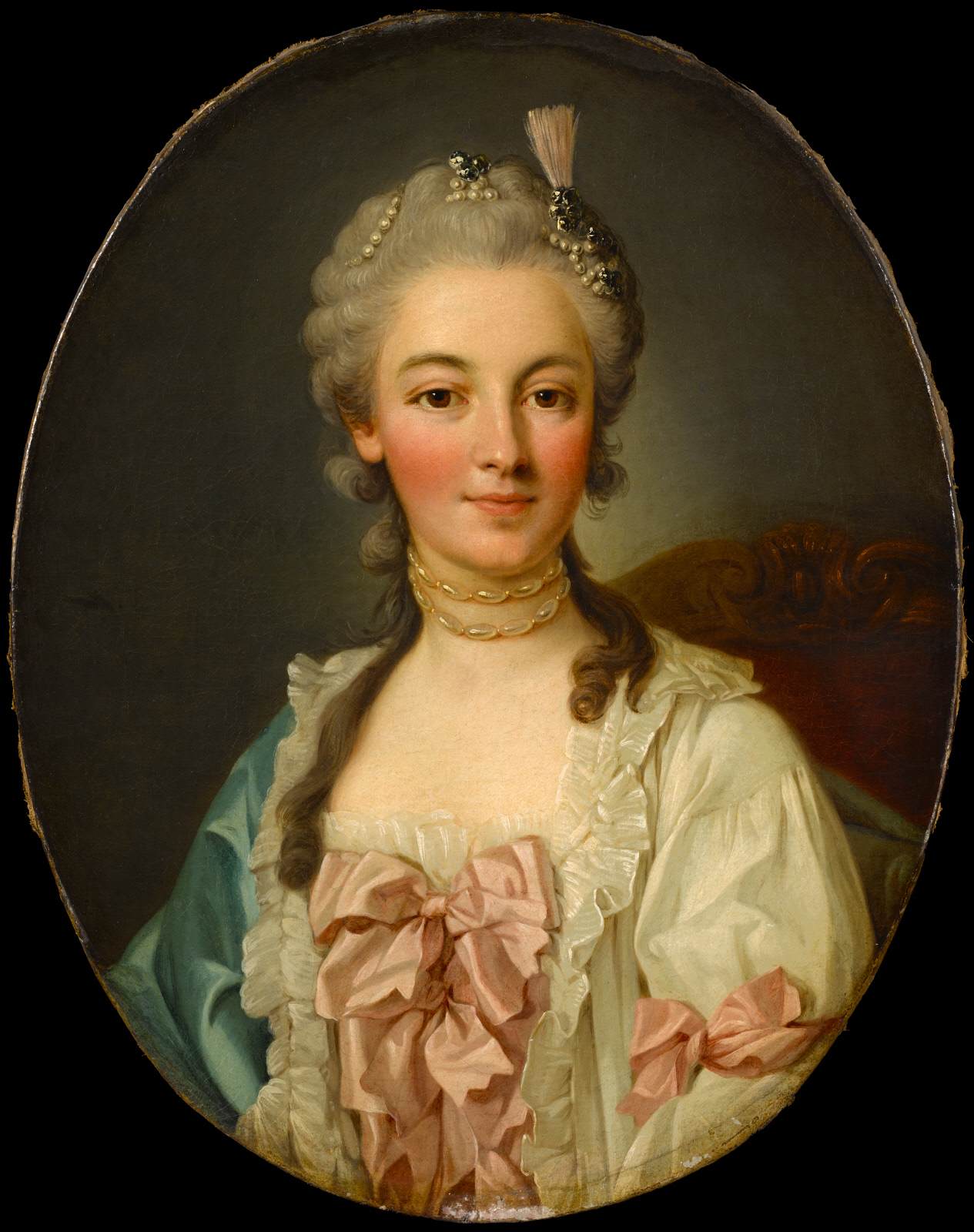 Countess Teresa Kinska Poniatowska by KRAFFT, Per the Elder