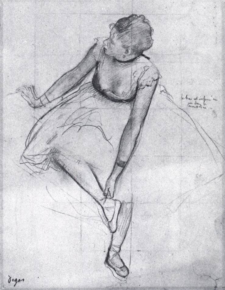 Dancer Adjusting Her Slipper by DEGAS, Edgar