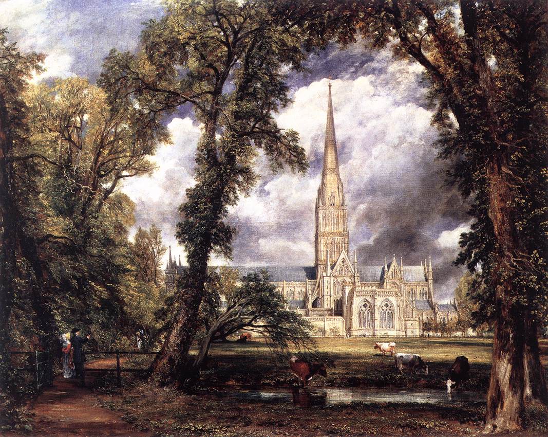 Salisbury Cathedral from the Bishop's Grounds by CONSTABLE, John