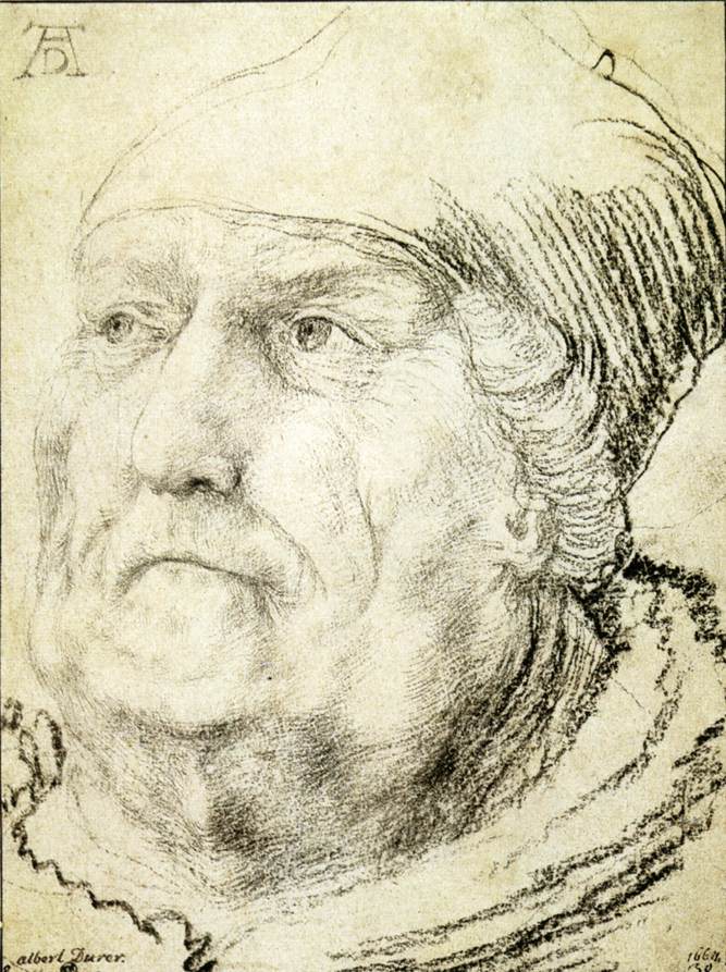 Head of an Old Man by GRÜNEWALD, Matthias