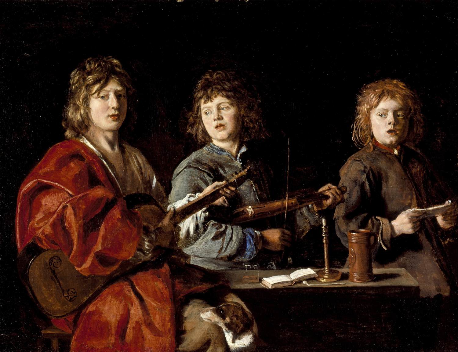 Three Young Musicians by