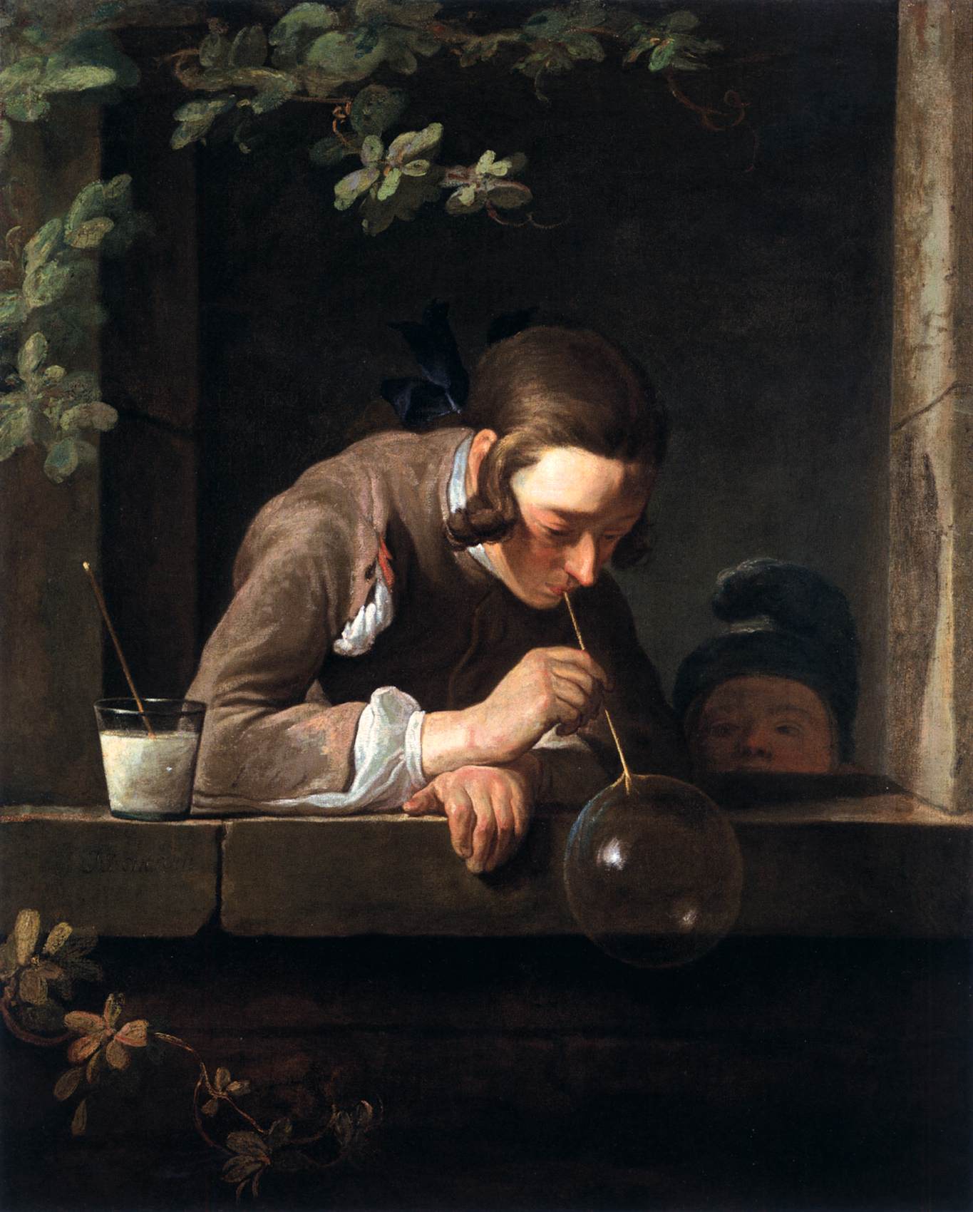 Soap Bubbles by CHARDIN, Jean-Baptiste-Siméon