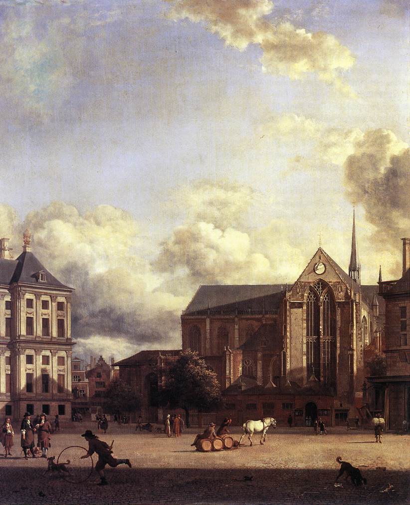 Dam Square, Amsterdam by HEYDEN, Jan van der