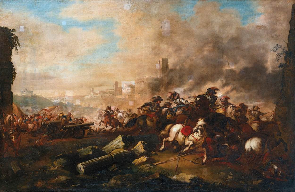 Battle Scene by MONTI, Francesco