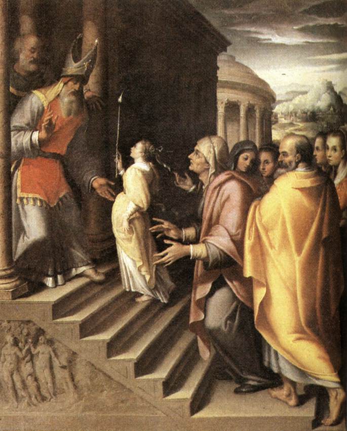 The Presentation of Mary by CALVAERT, Denys