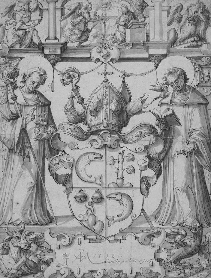 Design of a Stained-Glass Panel by MURER, Christoph