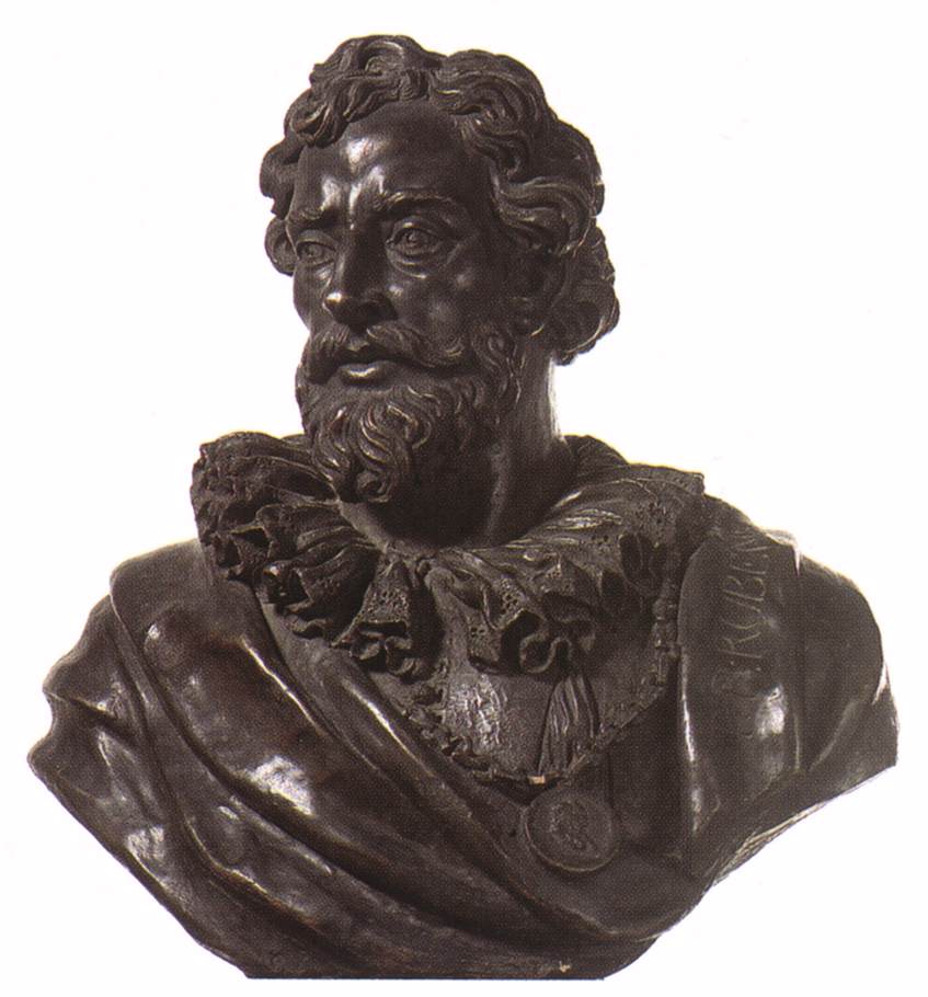 Bust of Rubens by PETEL, Jörg