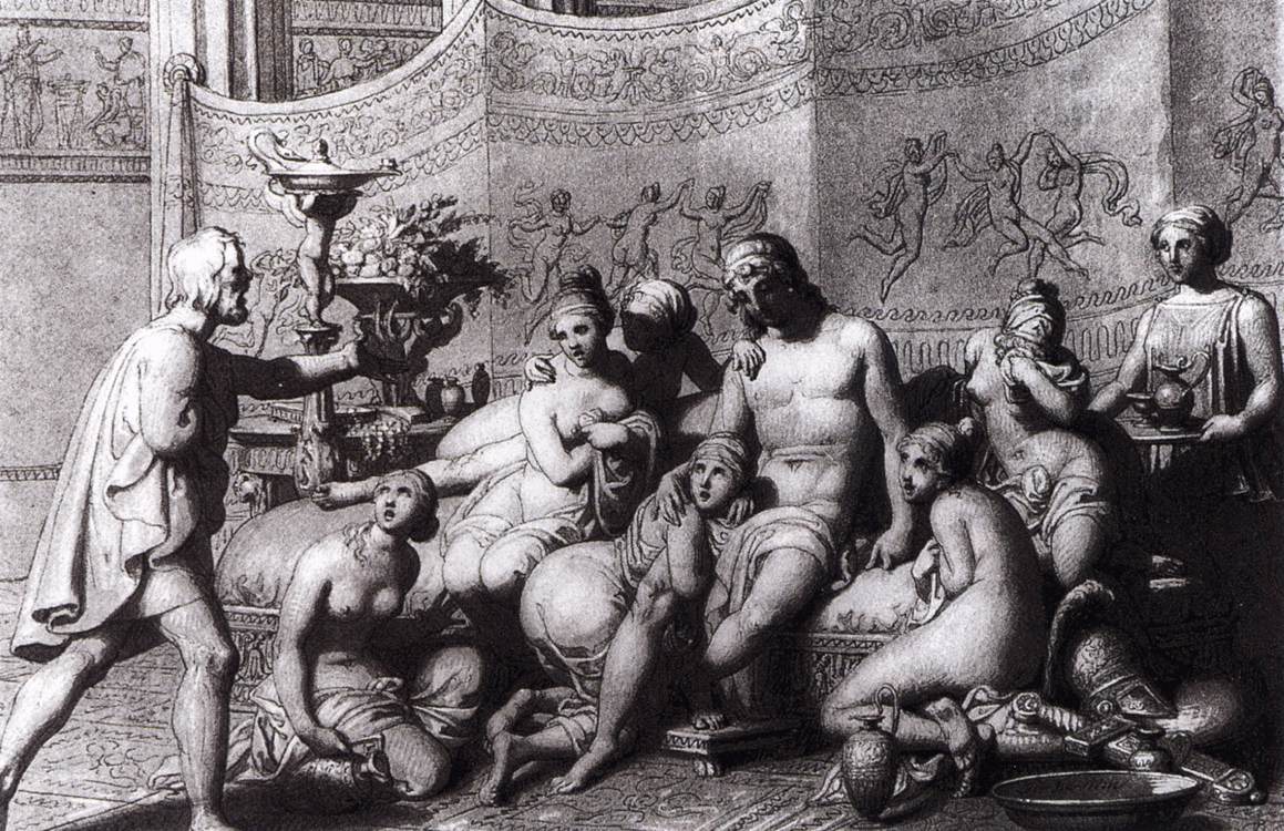 Socrates Discovers Alcibiades in the Women's Quarters by DEMIN, Giovanni