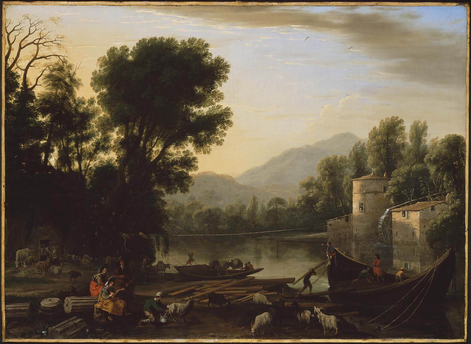 The Mill by CLAUDE LORRAIN