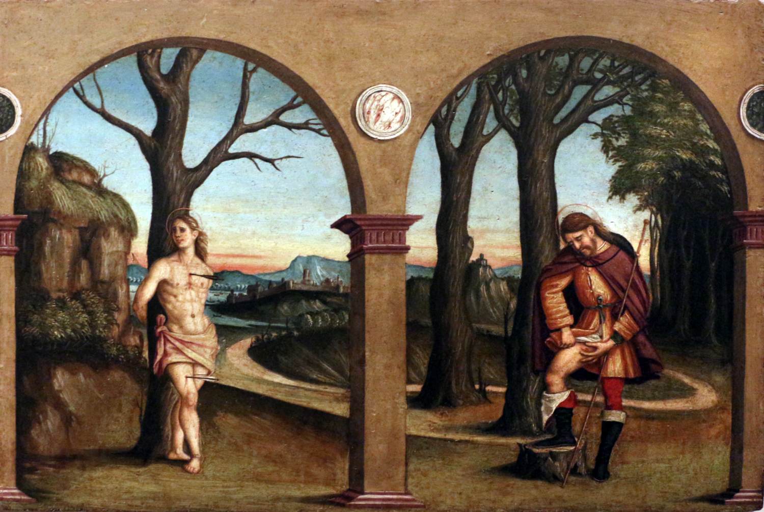 Sts Sebastian and Roch by AGABITI, Pietro Paolo