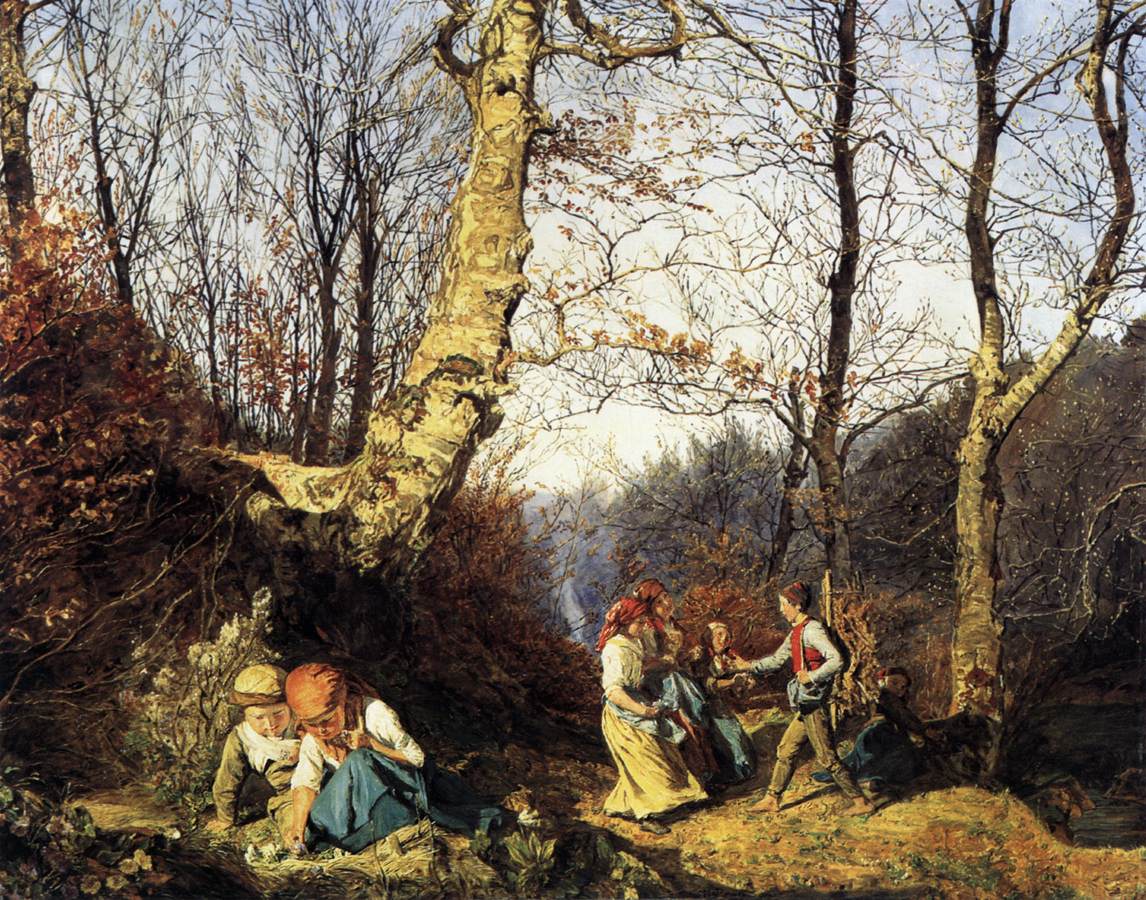 Early Spring in the Wienerwald by WALDMÜLLER, Fedinand Georg