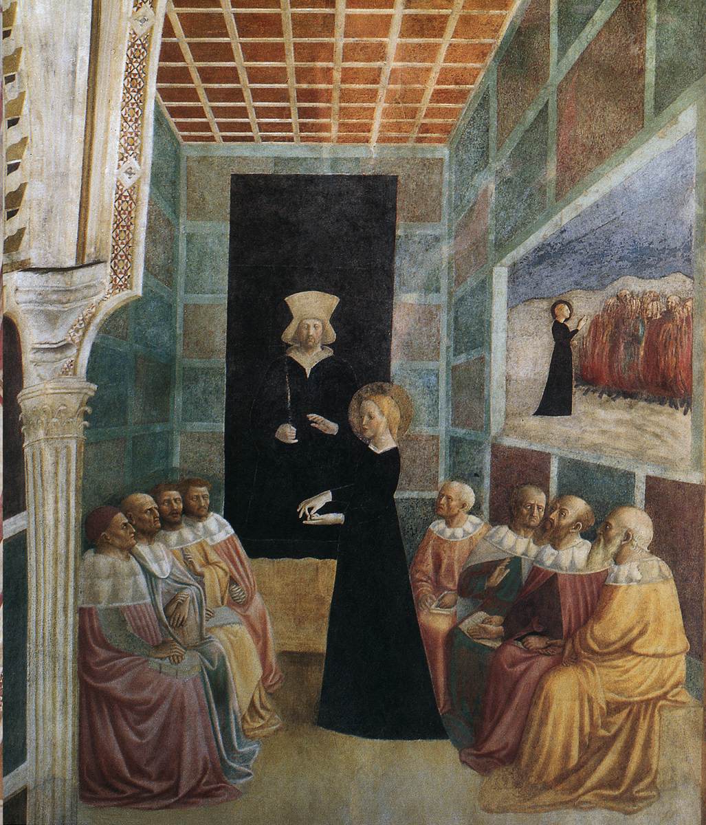 St Catherine Disputing with Scholars by