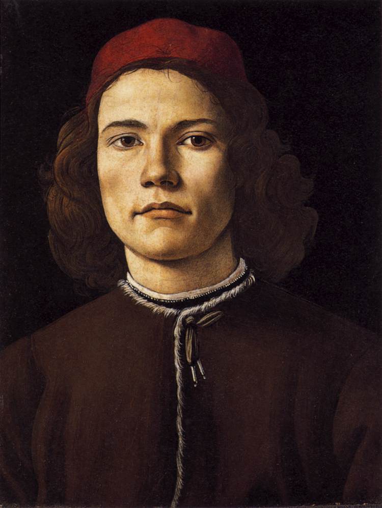 Portrait of a Young Man by BOTTICELLI, Sandro