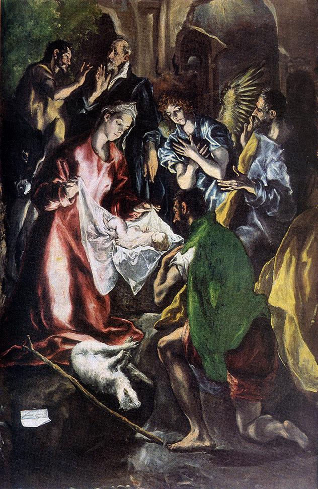 Adoration of the Shepherds (detail) by