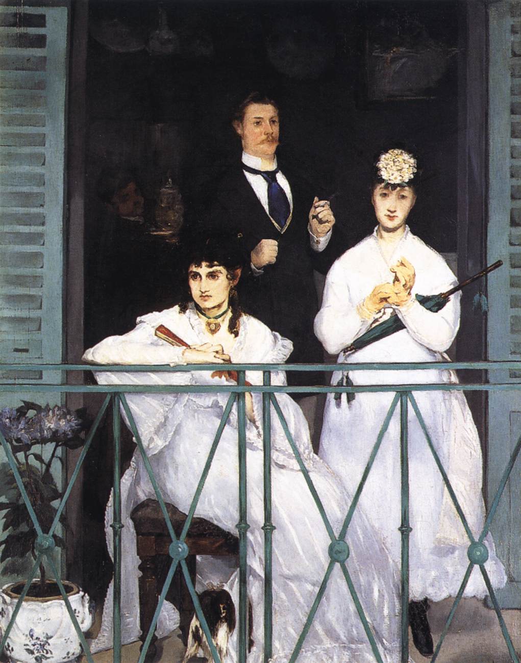 The Balcony by MANET, Edouard