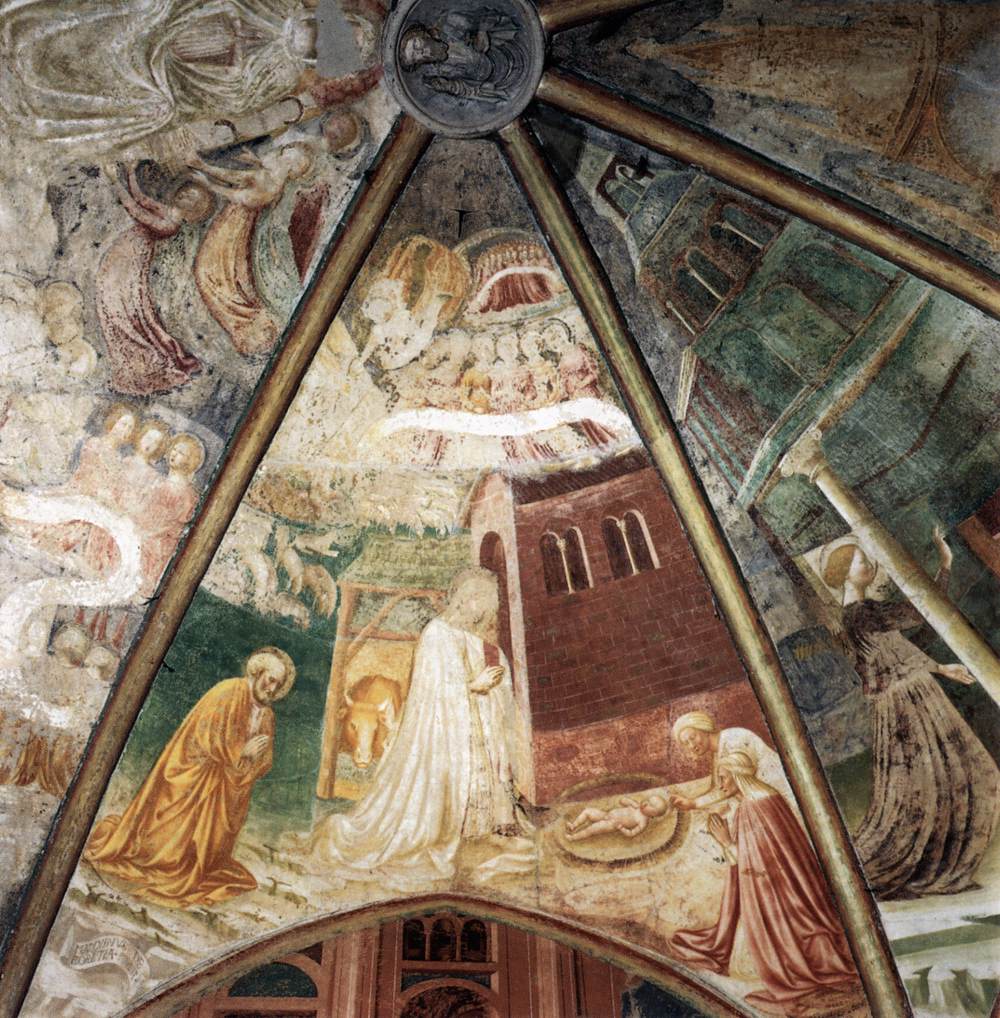 Vaulting (detail) by MASOLINO da Panicale