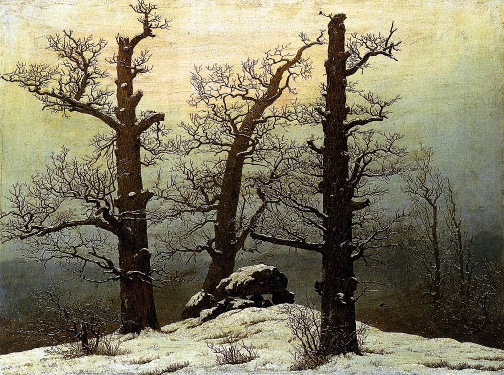 Dolmen in the Snow by FRIEDRICH, Caspar David