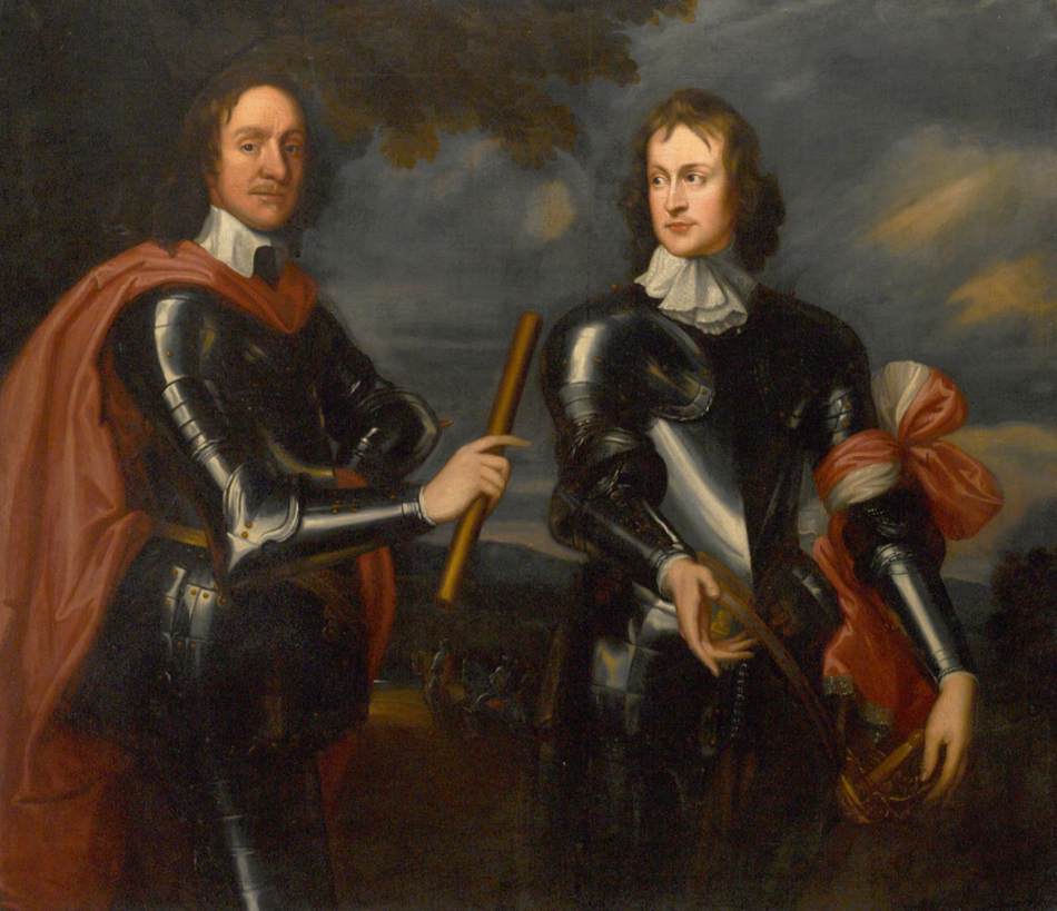 Double Portrait of Oliver Cromwell and General John Lambert by