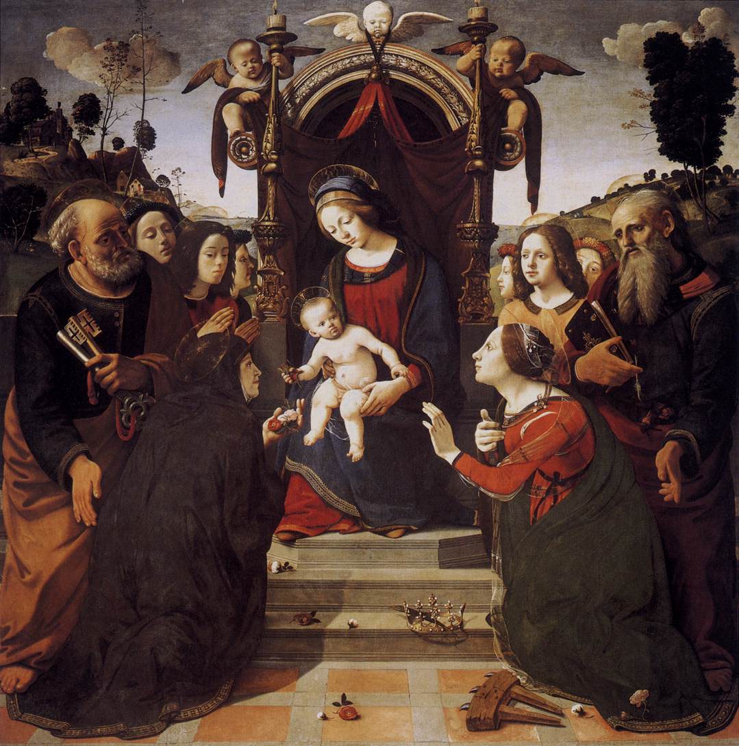 Virgin and Child Enthroned with Saints by