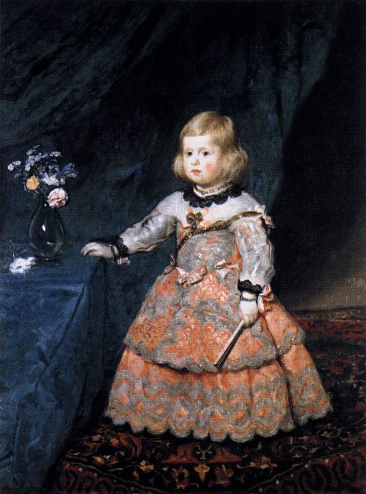 Infanta Margarita by VELÁZQUEZ, Diego Rodriguez de Silva y