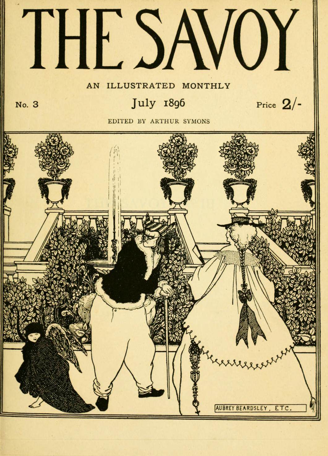 Cover of the magazine The Savoy by