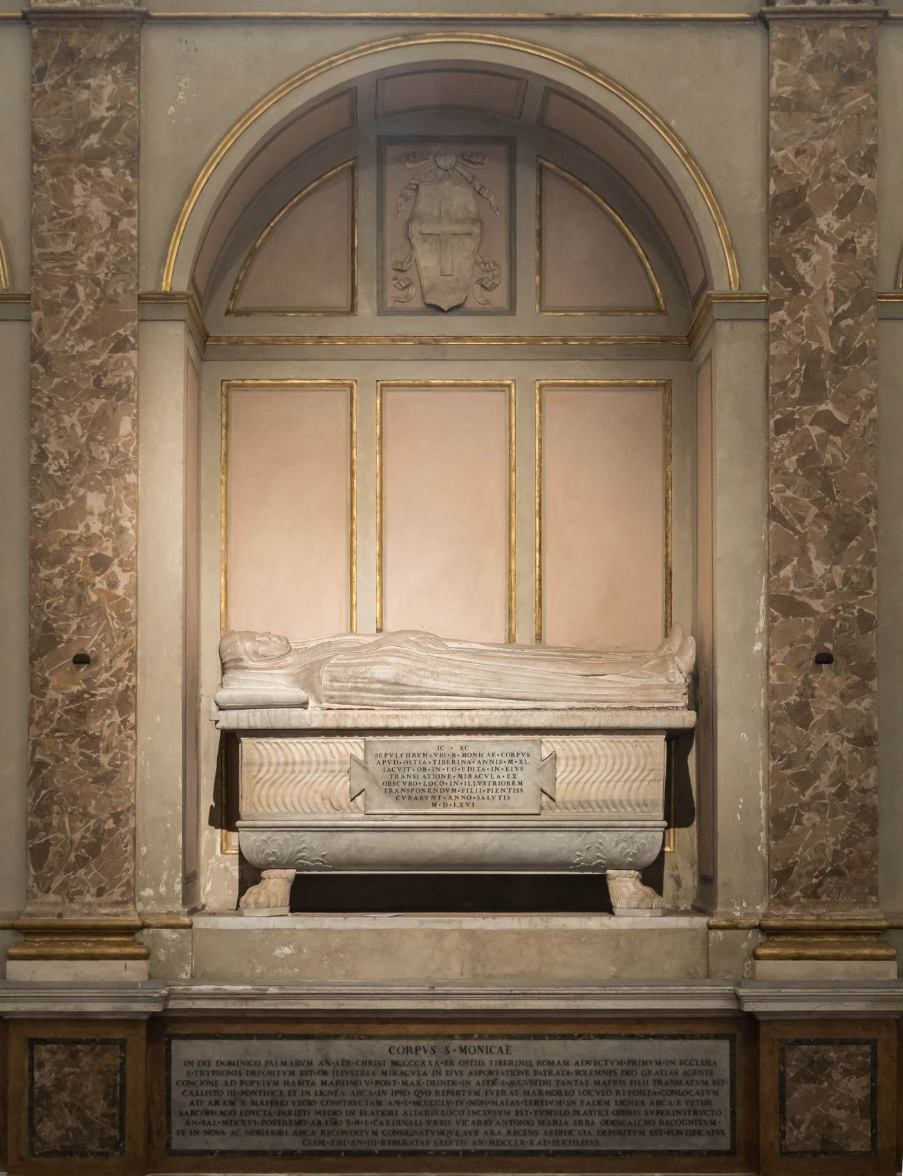 Tomb of St Monica by ISAIA DA PISA