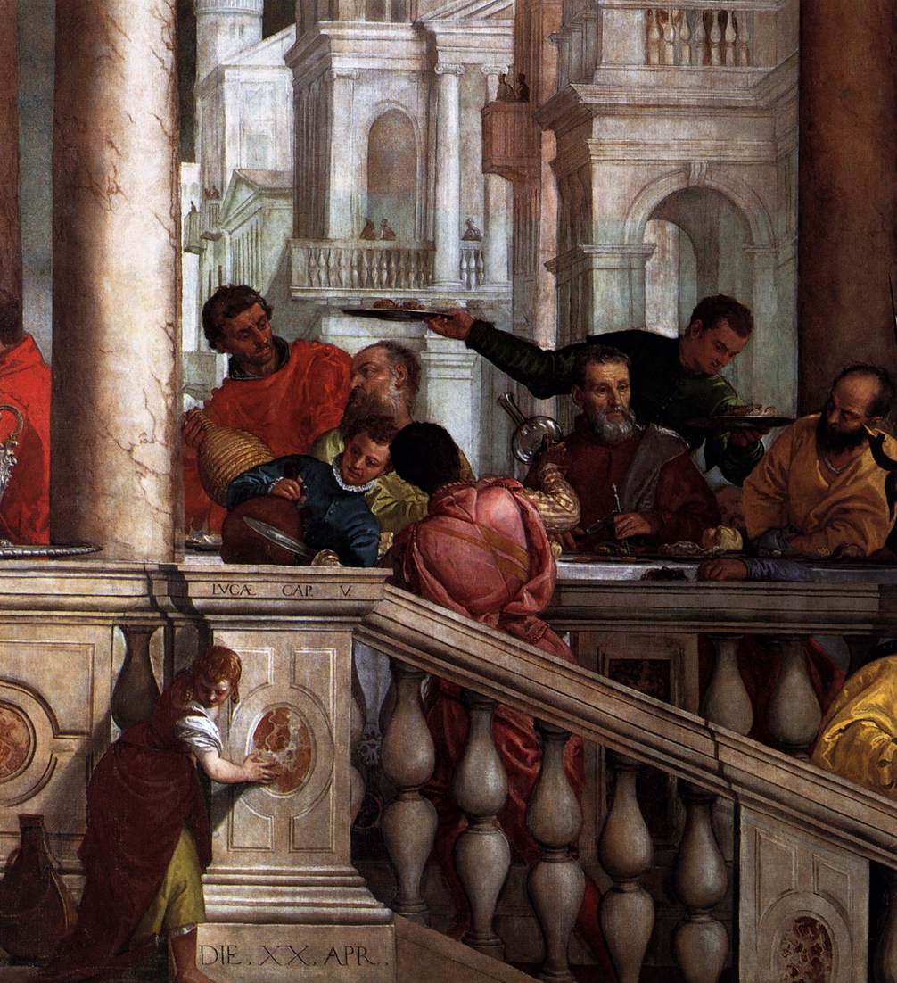 Feast in the House of Levi (detail) by VERONESE, Paolo