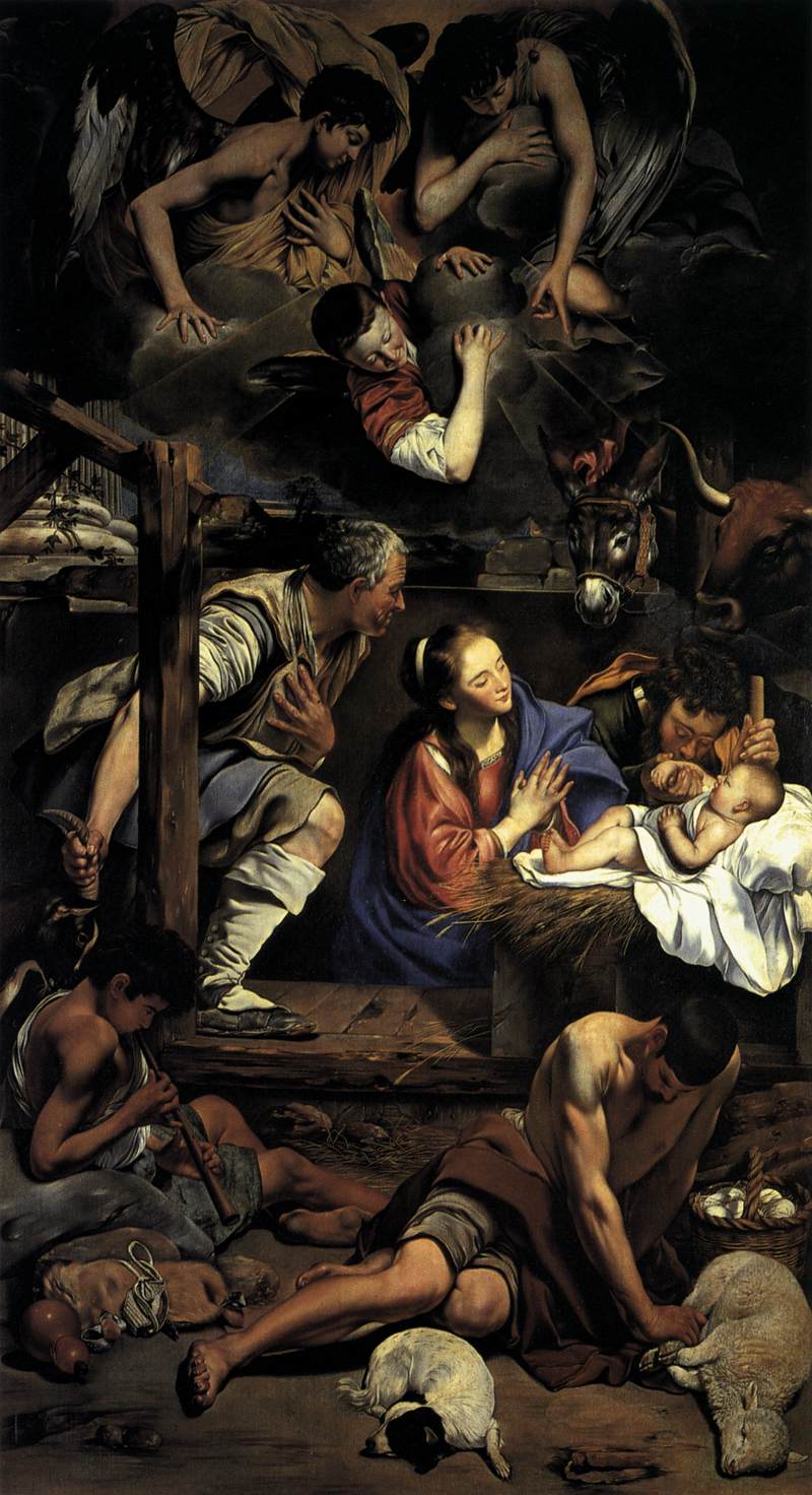 Adoration of the Shepherds by MAINO, Fray Juan Bautista