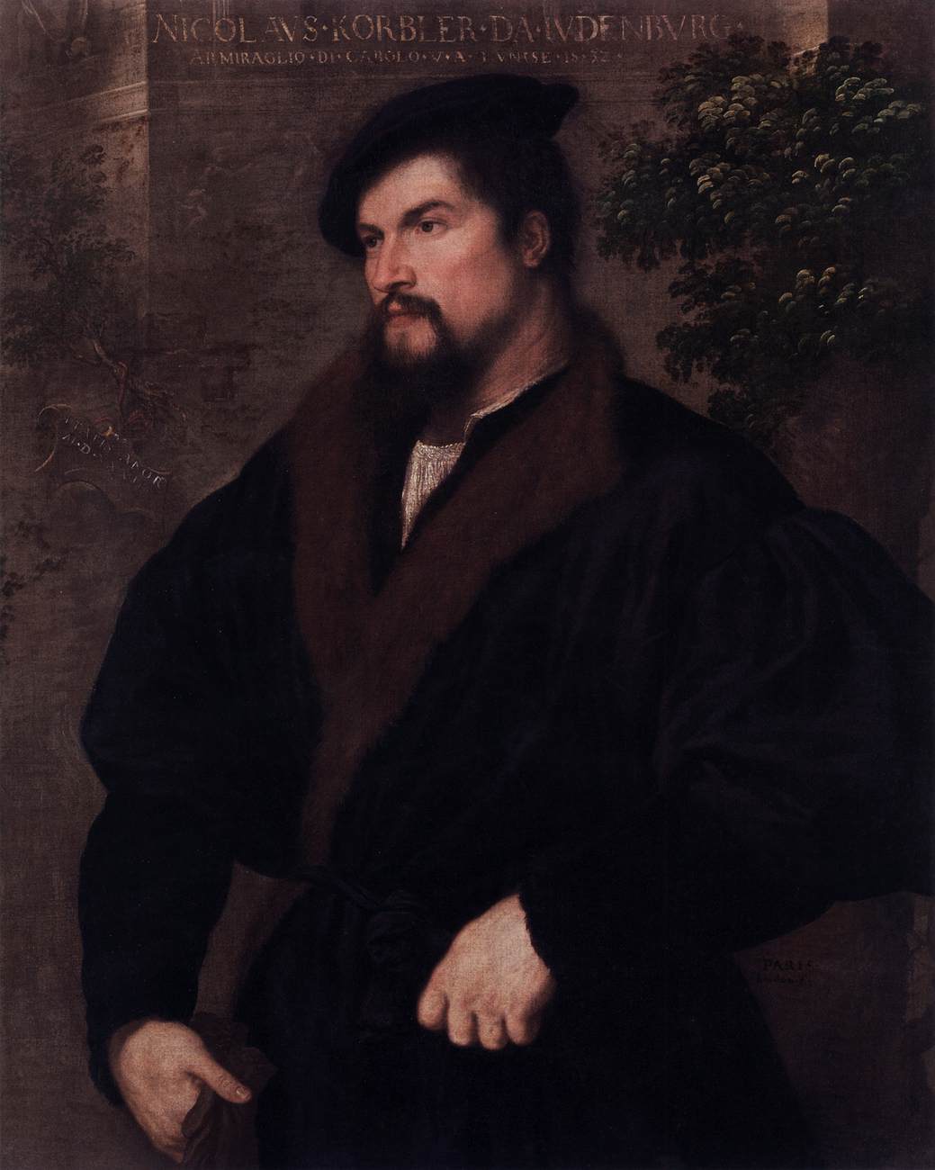 Portrait of Nikolaus Körbler by BORDONE, Paris