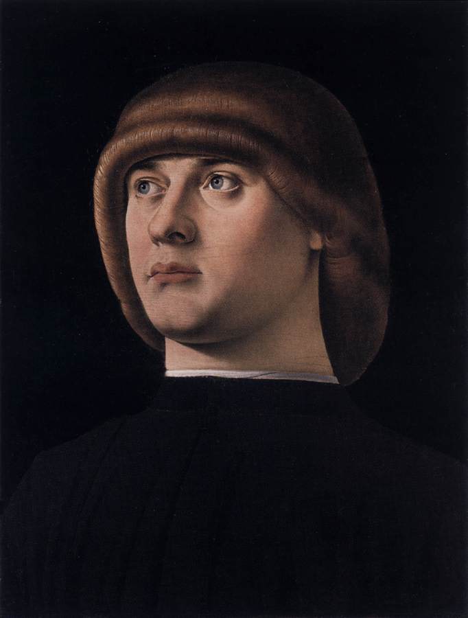 Portrait of a Young Man by JACOMETTO VENEZIANO