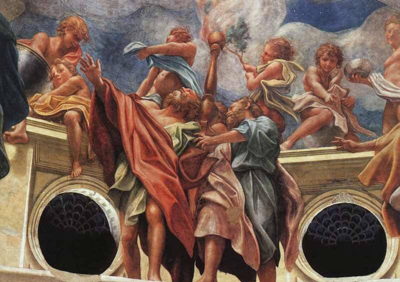 Assumption of the Virgin (detail) by CORREGGIO