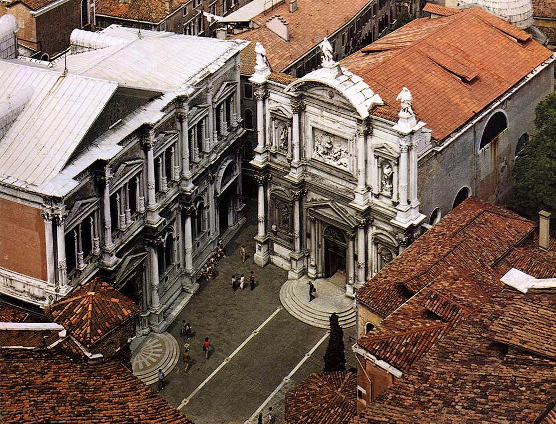 View of Campo di San Rocco by MACCARUZZI, Bernardino