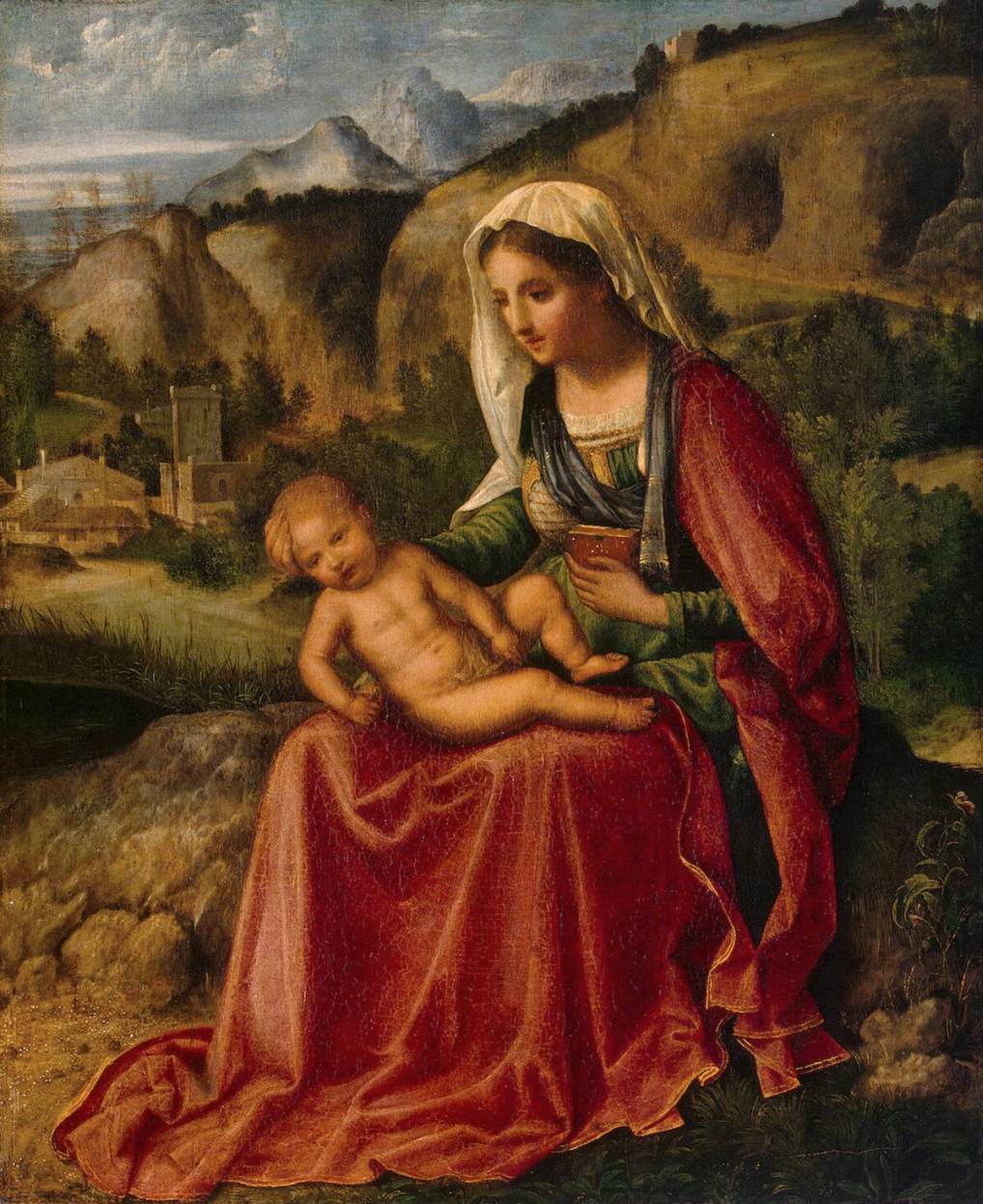 Virgin and Child in a Landscape by