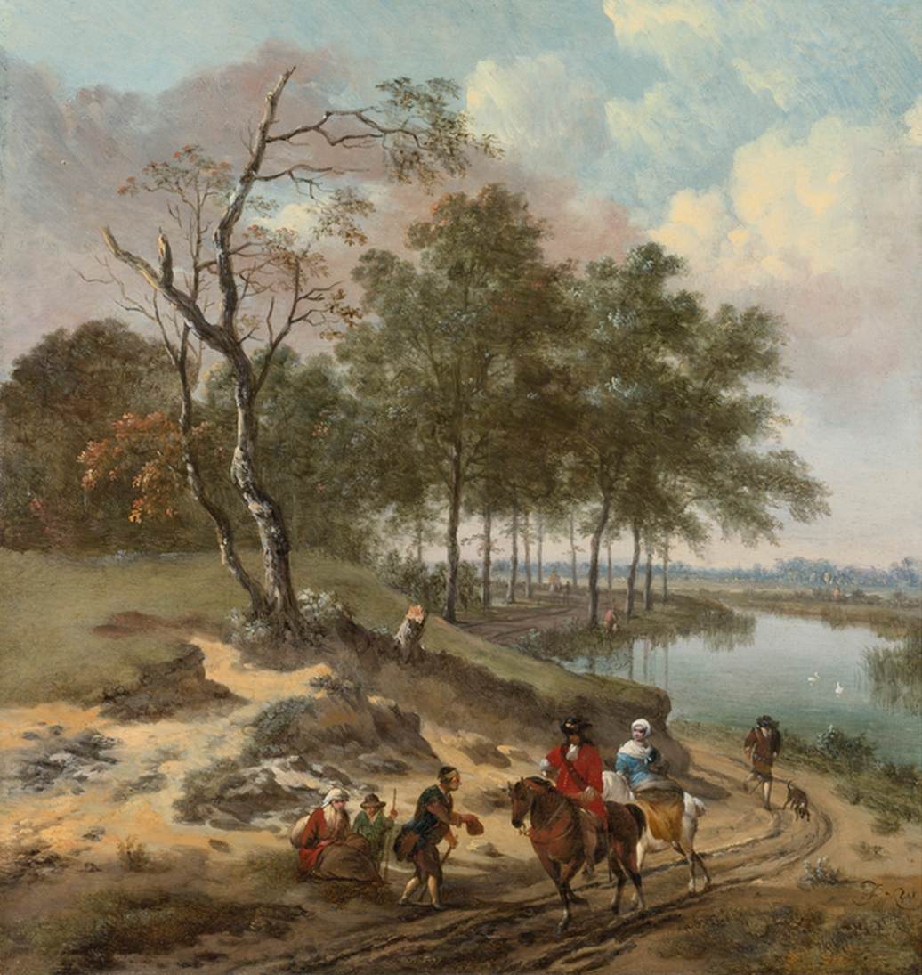 River Landscape by WYNANTS, Jan