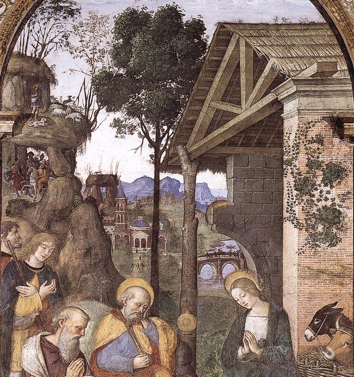 Adoration of the Christ Child (detail) by