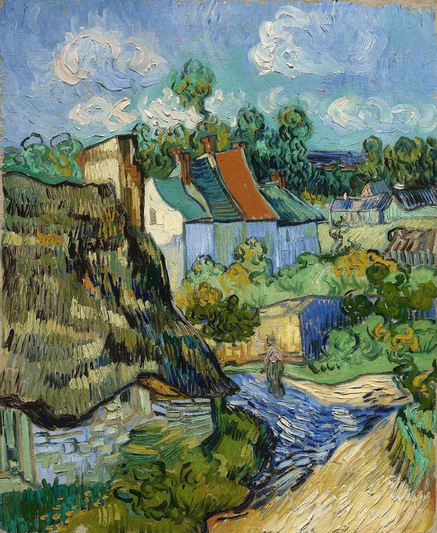 Houses in Auvers by GOGH, Vincent van