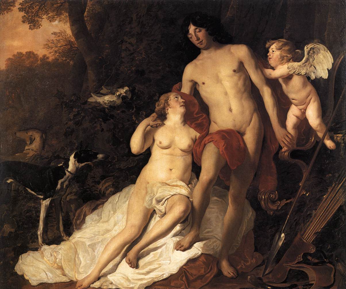 Venus and Adonis by BACKER, Jacob Adriaensz.