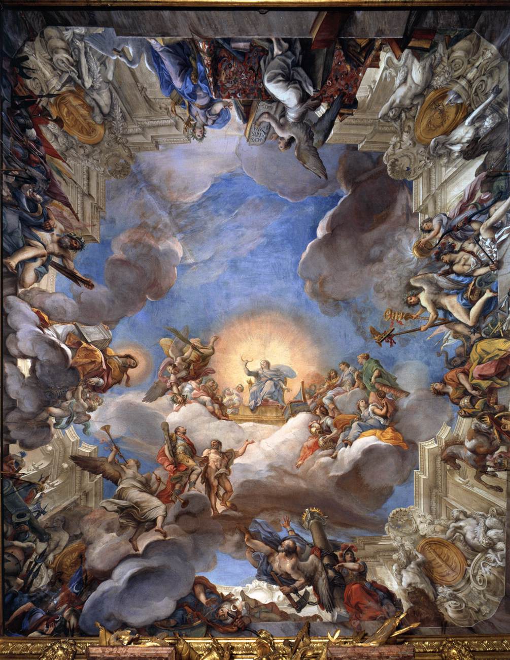 Apotheosis of Marcantonio Colonna by CHIARI, Giuseppe Bartolomeo