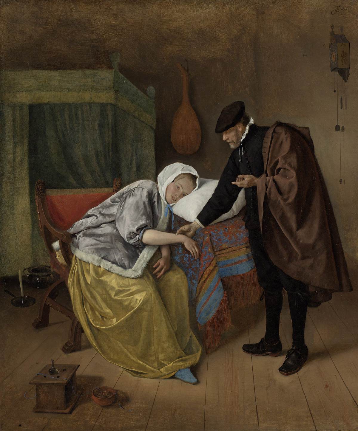 The Sick Woman by STEEN, Jan