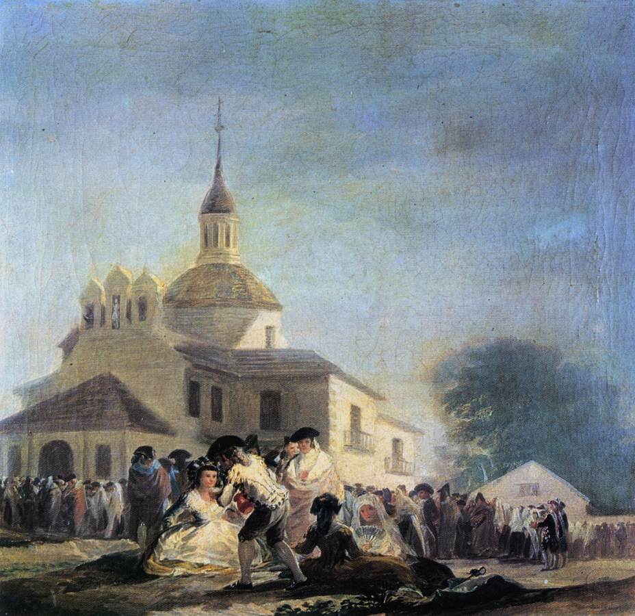 Pilgrimage to the Church of San Isidro by GOYA Y LUCIENTES, Francisco de