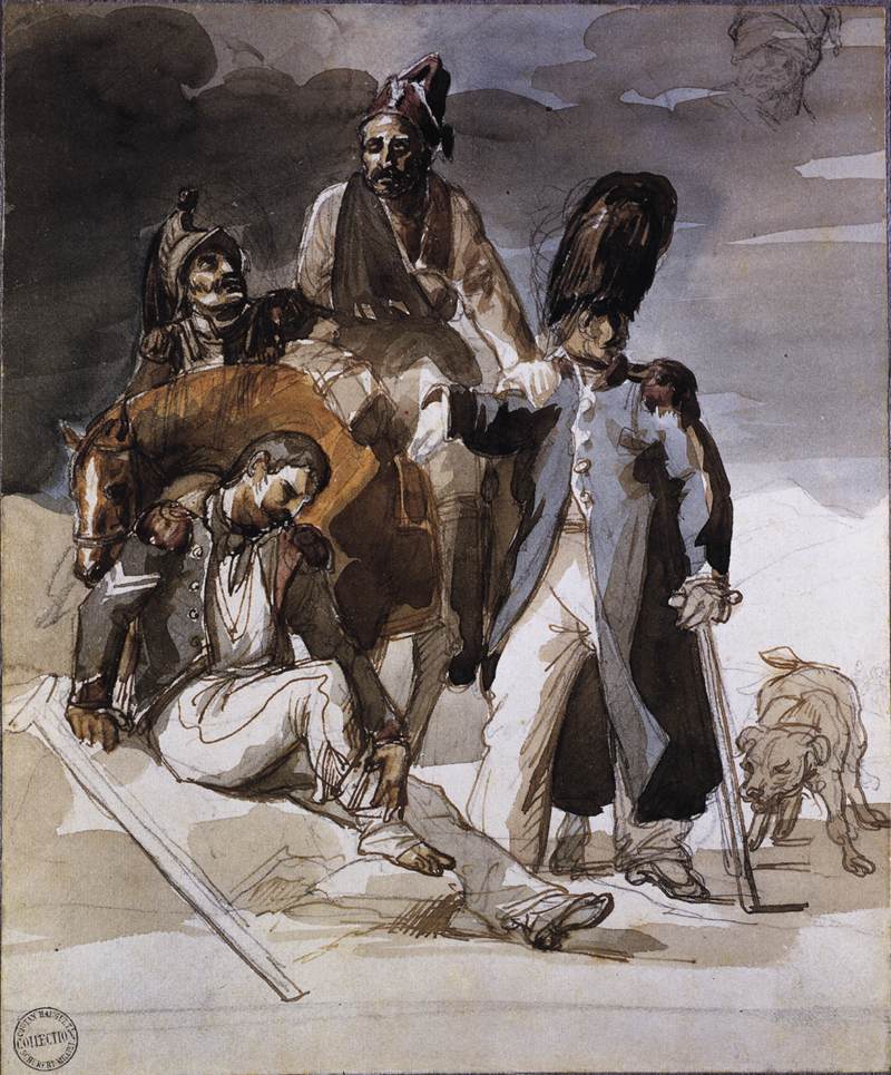 Wounded Soldiers Retrating from Russia by GÉRICAULT, Théodore