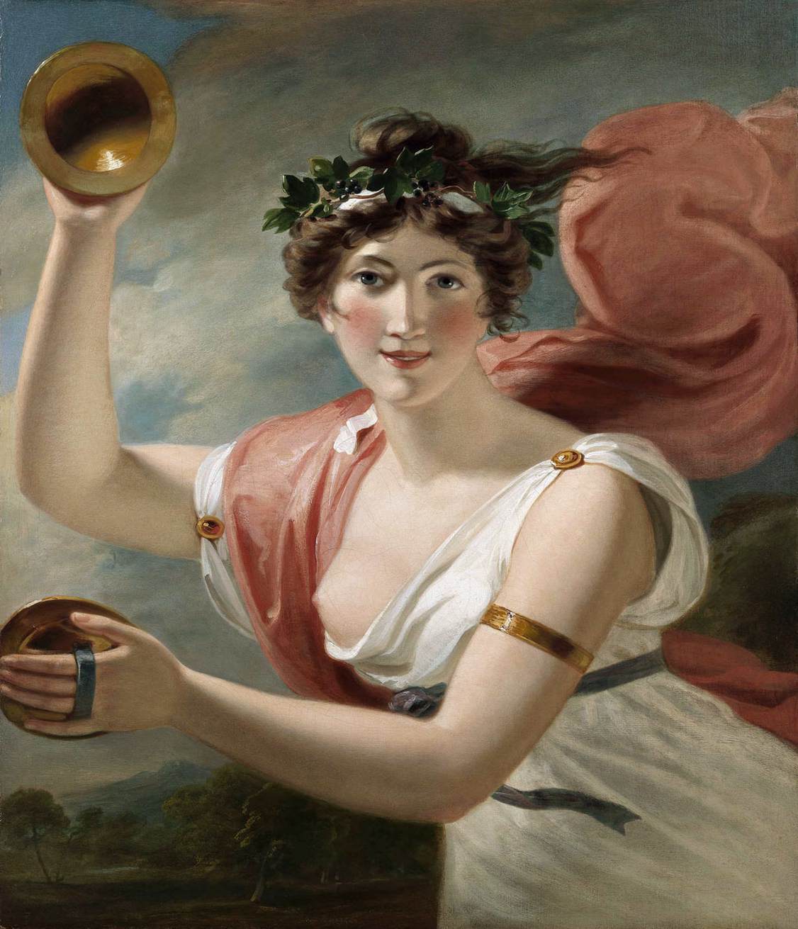 Emma Hamilton as a Bacchante by WESTALL, Richard