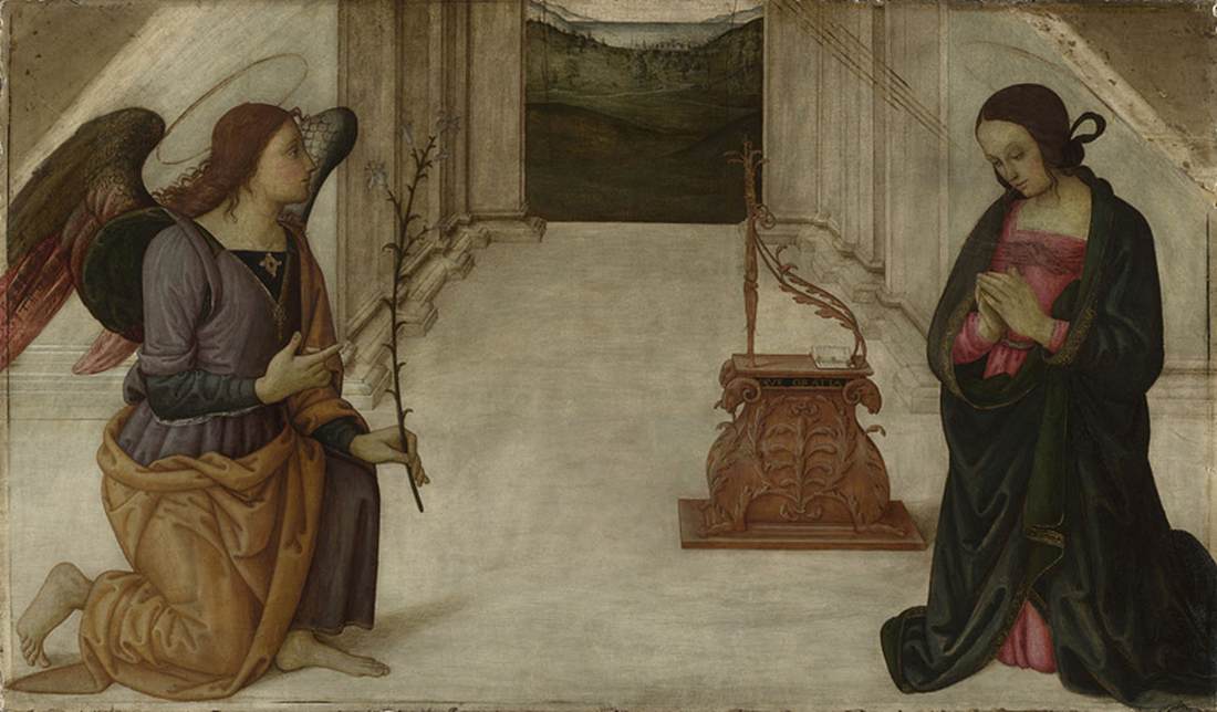 The Annunciation by GIANNICOLA DI PAOLO